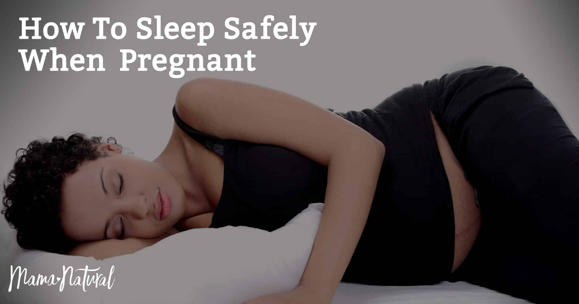 Cómo dormir de forma segura durante el embarazo - Producto 100% natural ...